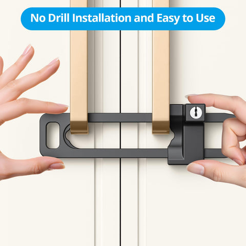 AST Adjustable lock range 30-150 mm fits many cabinet handles.
