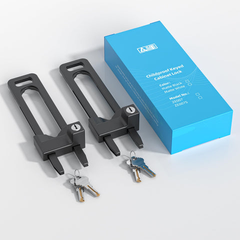 AST Lock and key closeup shows precise cylinder and smooth operation.