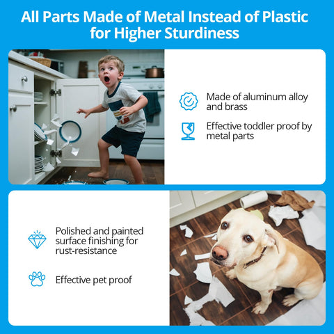 AST Metal construction cabinet lock body delivers durable protection for storage.