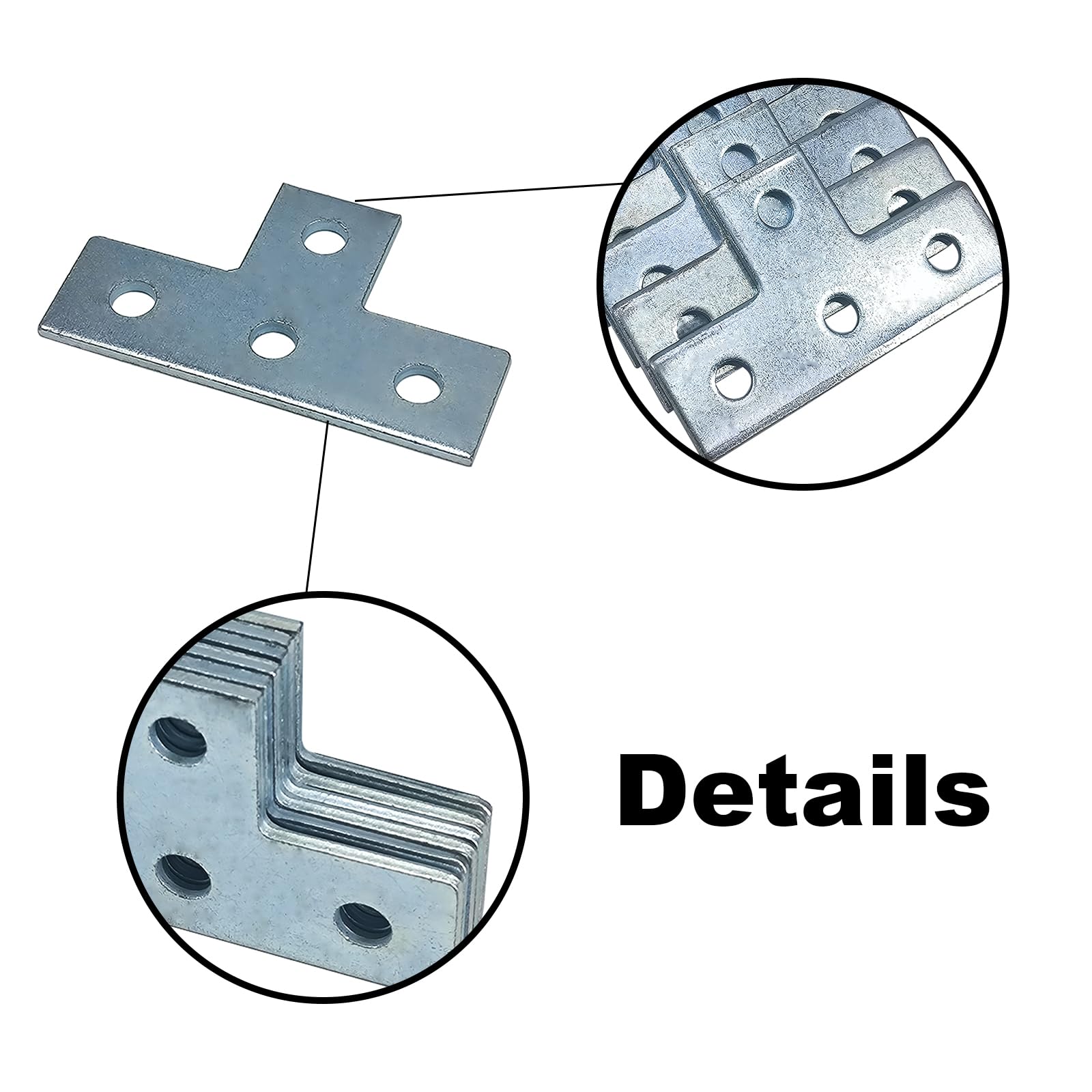 ASTAMOTOR gusset detail enhances strength while supporting lightweight loads