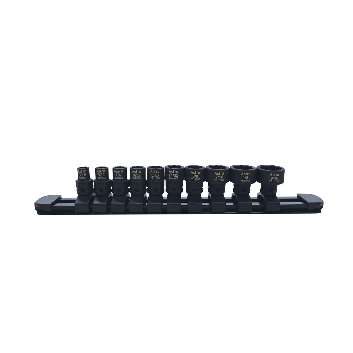 Astro Tool 78110 nano low-profile sockets reach tight spaces for fasteners.
