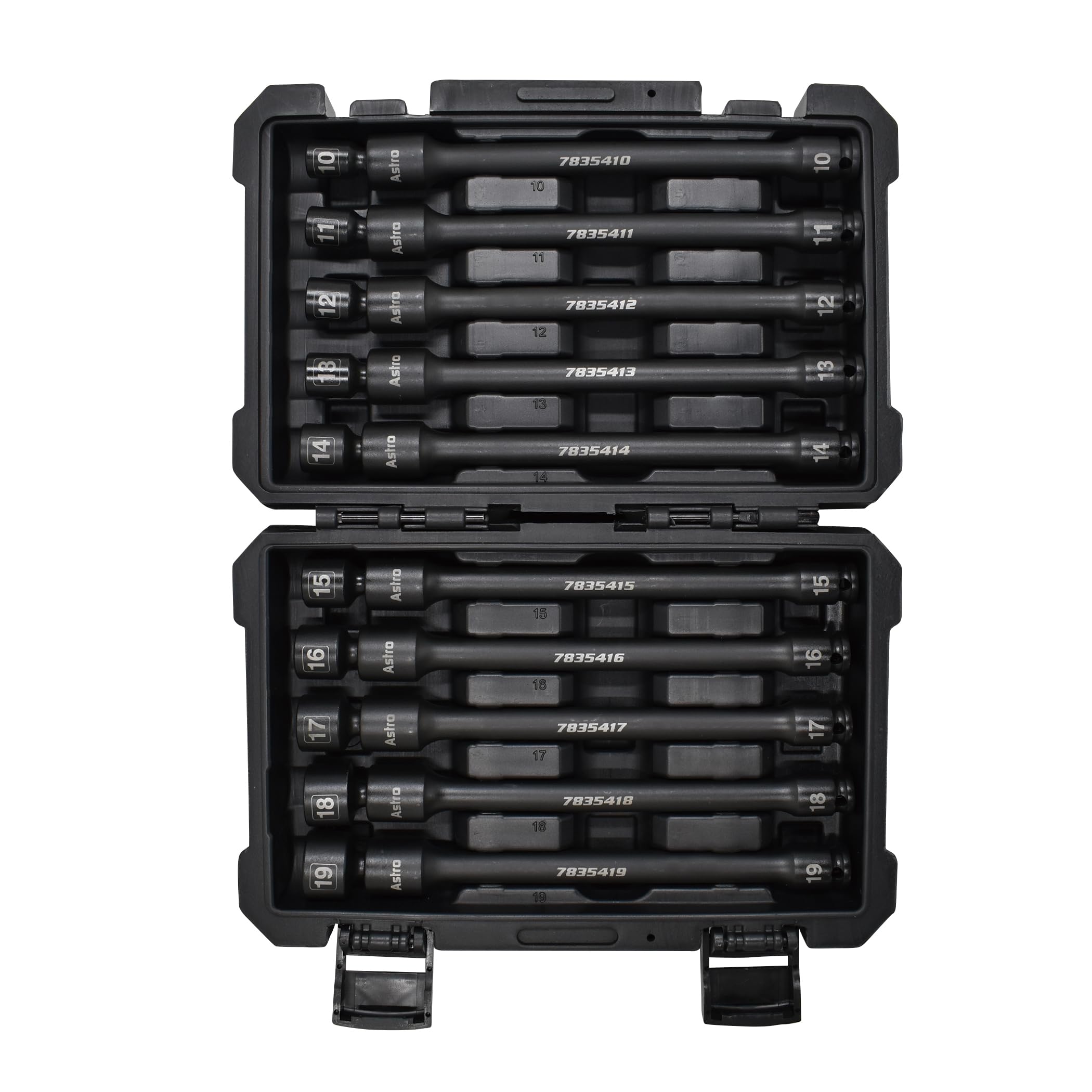 Astro Tool pinless universal socket end provides quick, secure engagement.