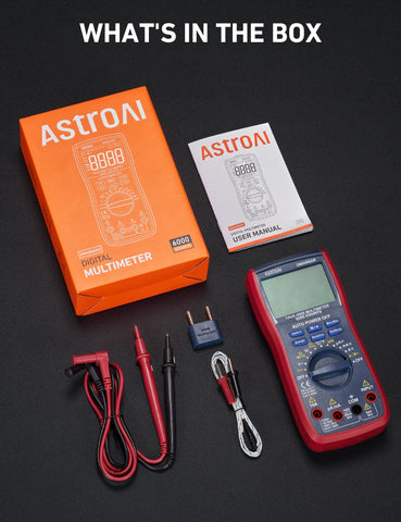 AstroAI temperature mode enabling temperature readings during diagnostics.
