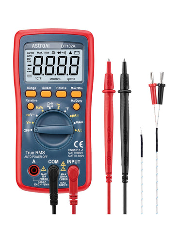 AstroAI DM4000 full view showing versatile digital multimeter for daily electrical testing.