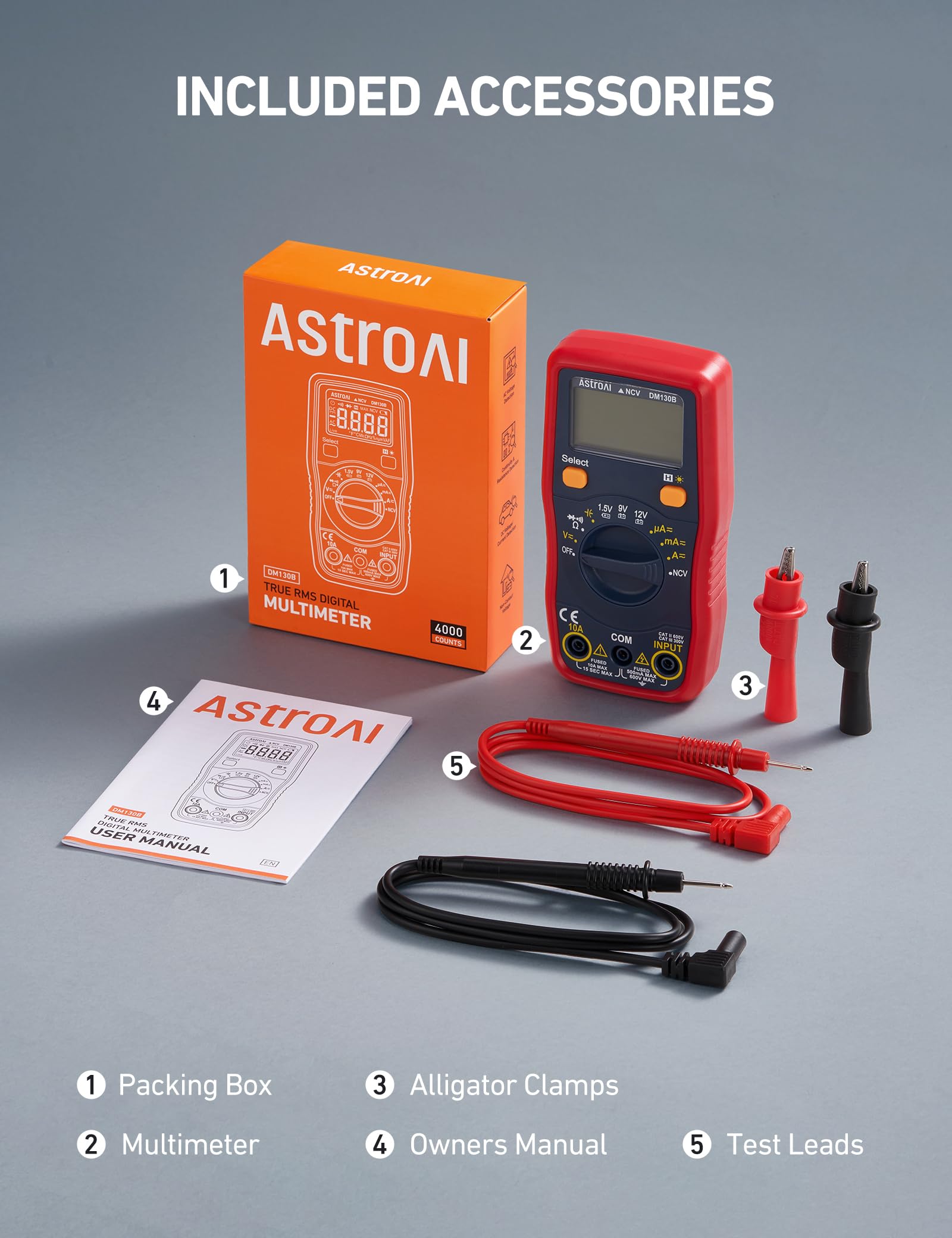 AstroAI field-ready multimeter suitable for DIY and professionals.