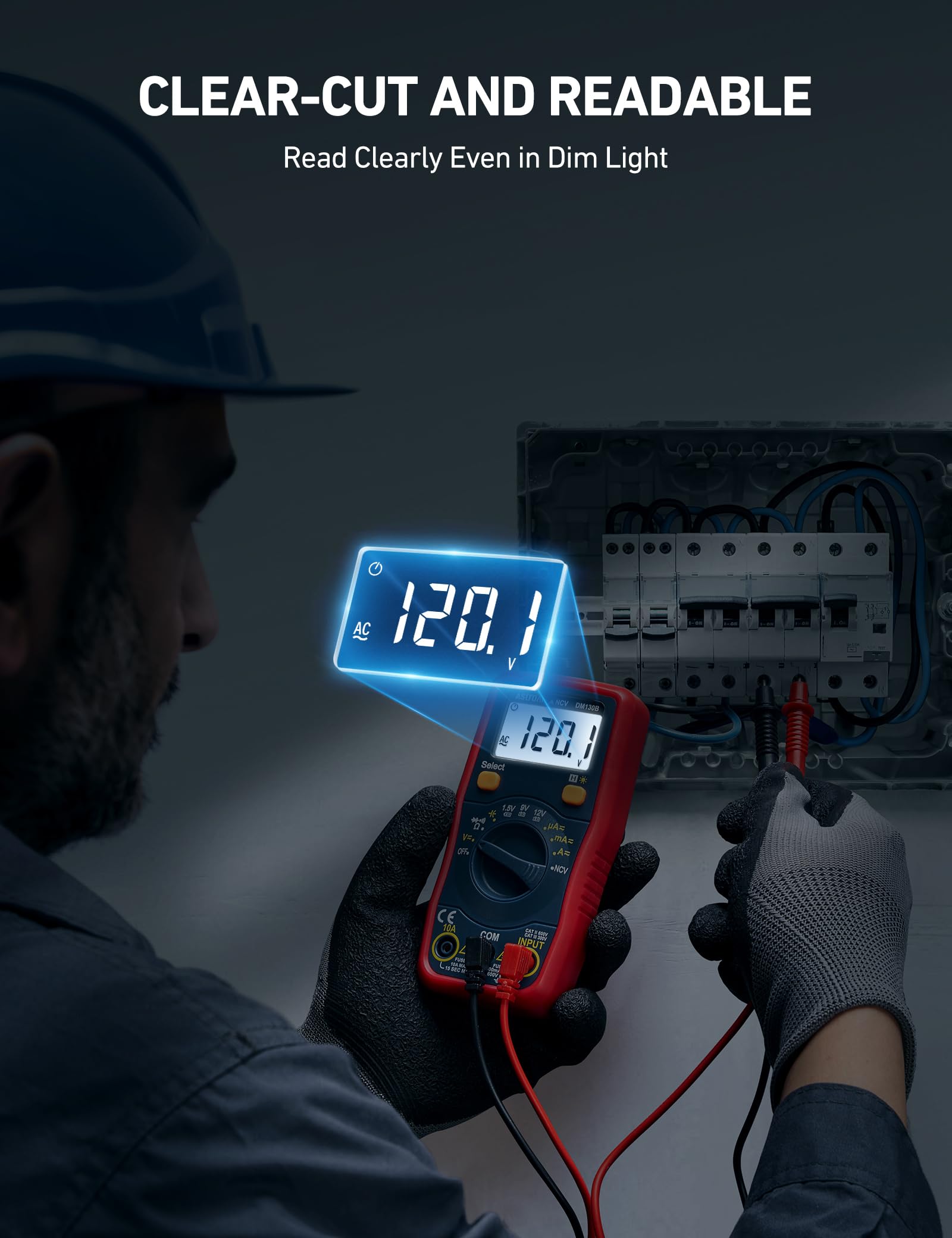 AstroAI kickstand enables hands-free operation on a workbench.