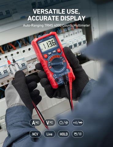 AstroAI M4K0R NCV alarm indicator for safe non-contact testing