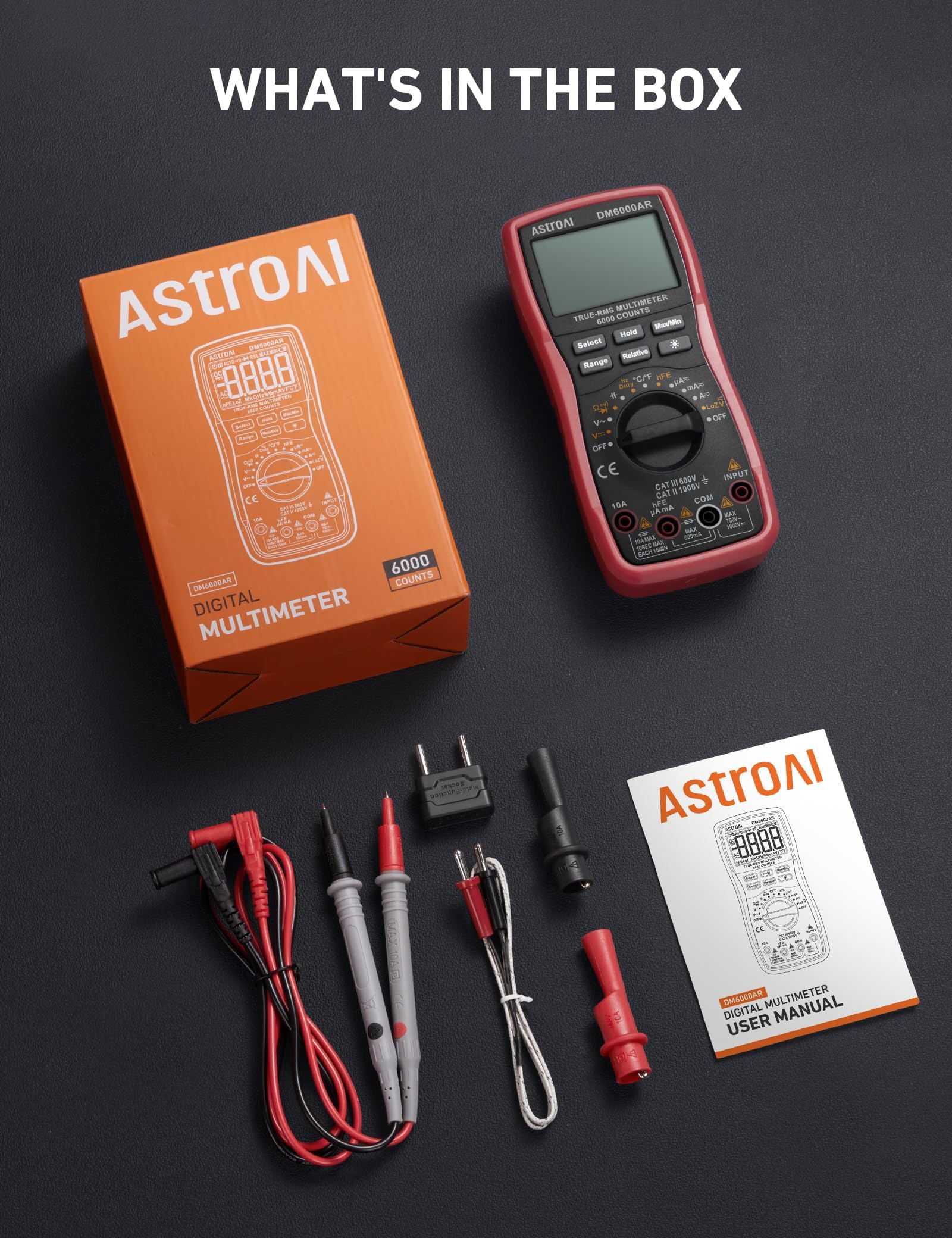 AstroAI temperature measurement feature helps monitor component heat safely.