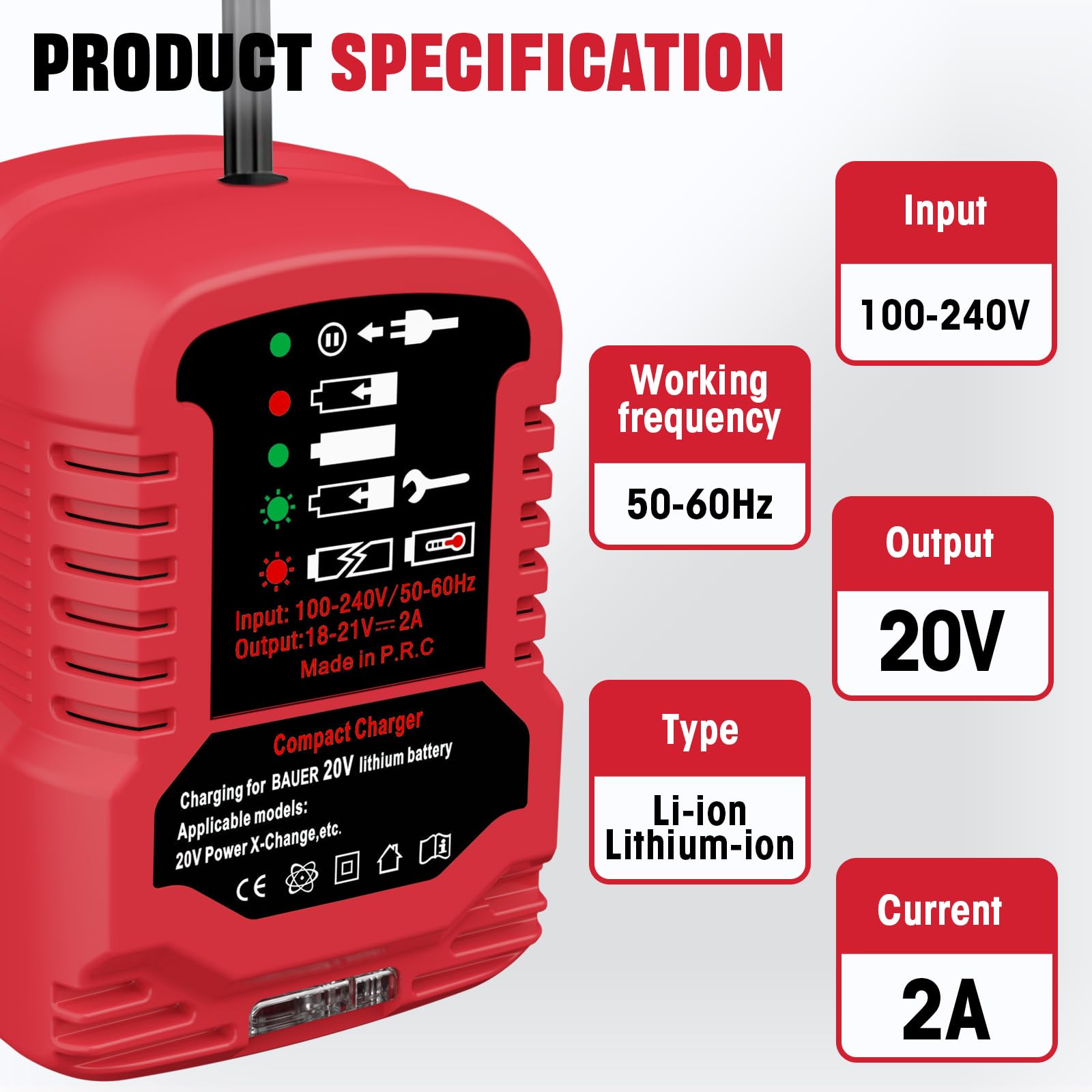 ASUNT 1701C-B 20V charger ports support Bauer Hypermax models.