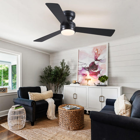 Asyko noiseless ceiling fan delivering quiet operation at night