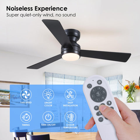 Asyko reversible motor ceiling fan for seasonal comfort and versatile airflow