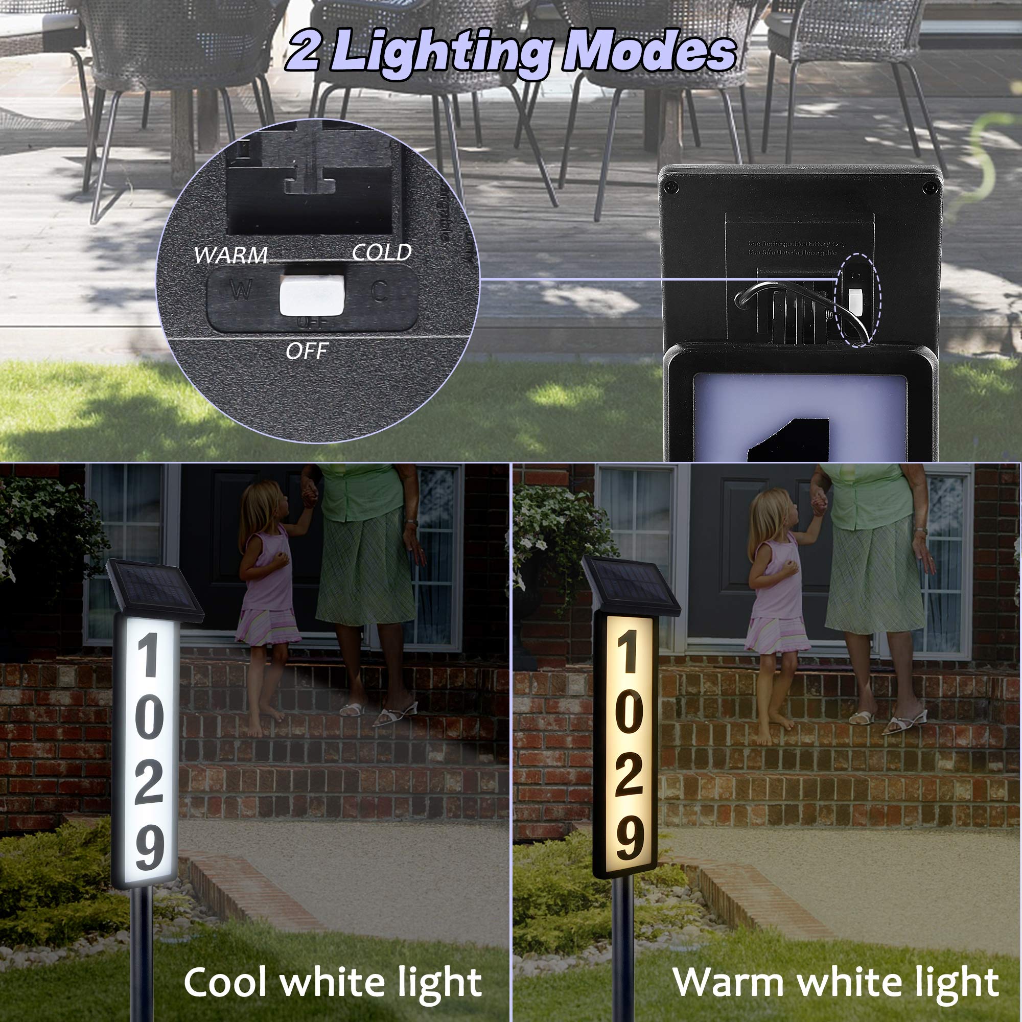 ATDAWN weatherproof sign closeup shows aluminum alloy and ABS shell.