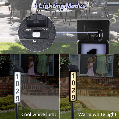 ATDAWN weatherproof sign closeup shows aluminum alloy and ABS shell.
