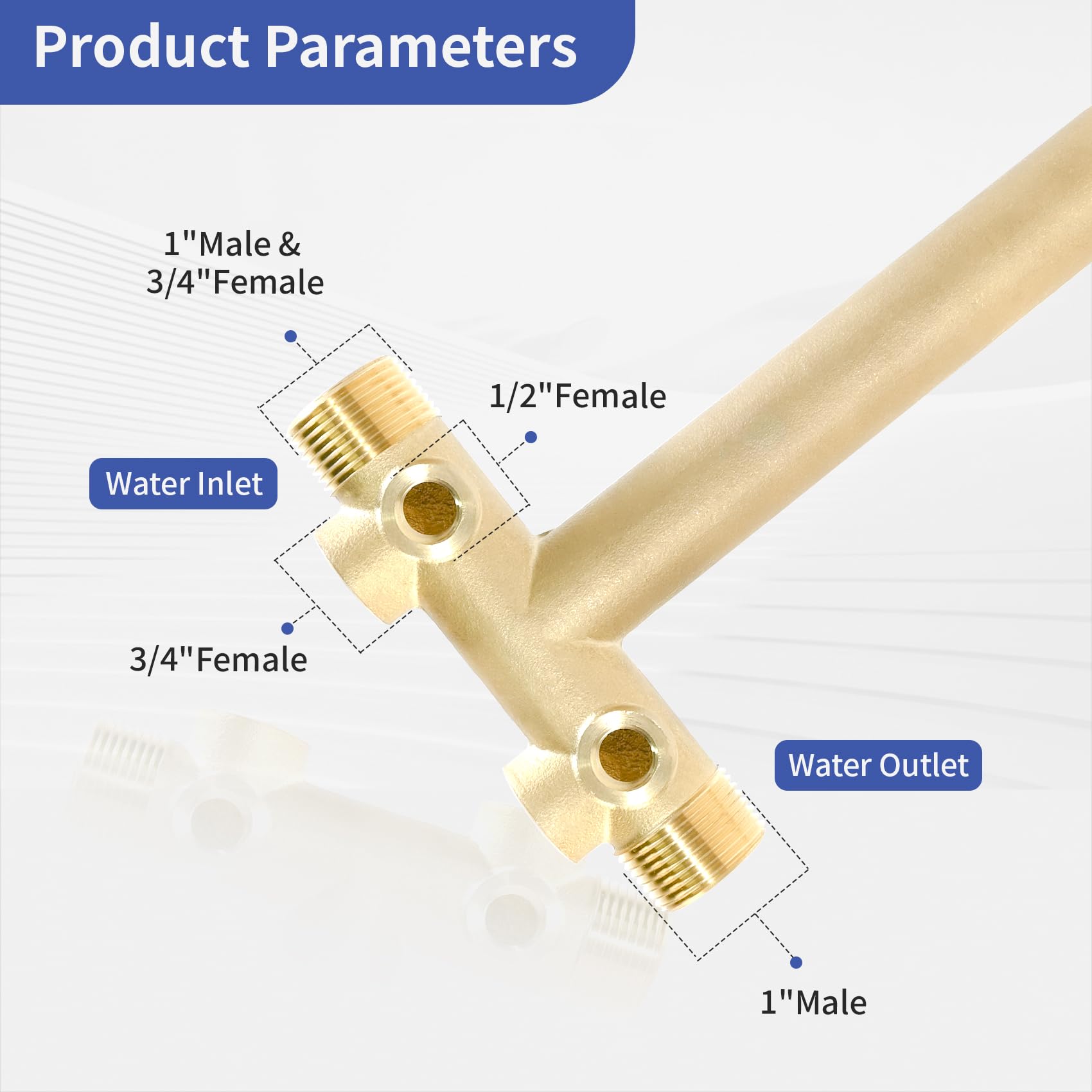 ATDSETR pressure-relief valve protects tank and plumbing from overpressure.