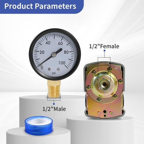 ATDSETR 1in NPT male and 3/4in NPT female ends support flexible piping.