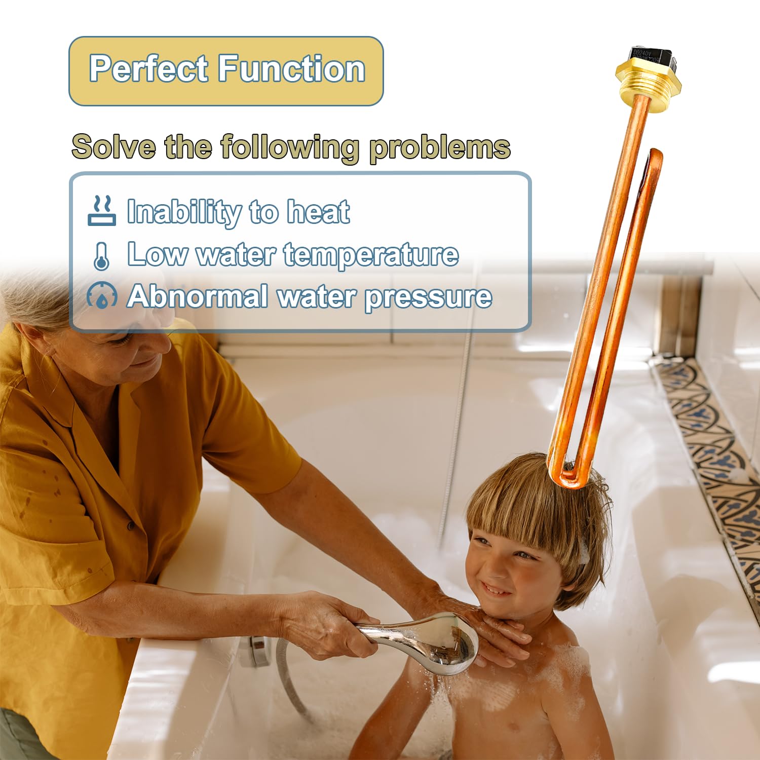 ATEEfaee screw-in heating element enabling quick, tool-free installation.