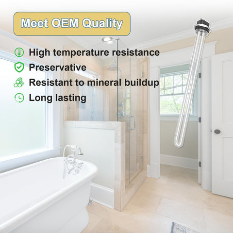 ATEEfaee screw-in design for easy installation on compatible water heaters