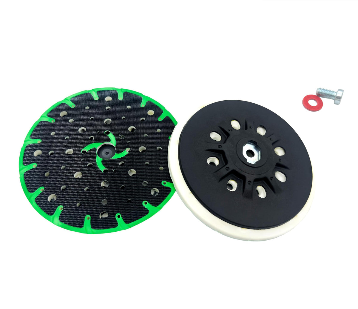 ATEEfaee 202458 sanding pad front view shows compact 6-inch design for Festool compatibility.
