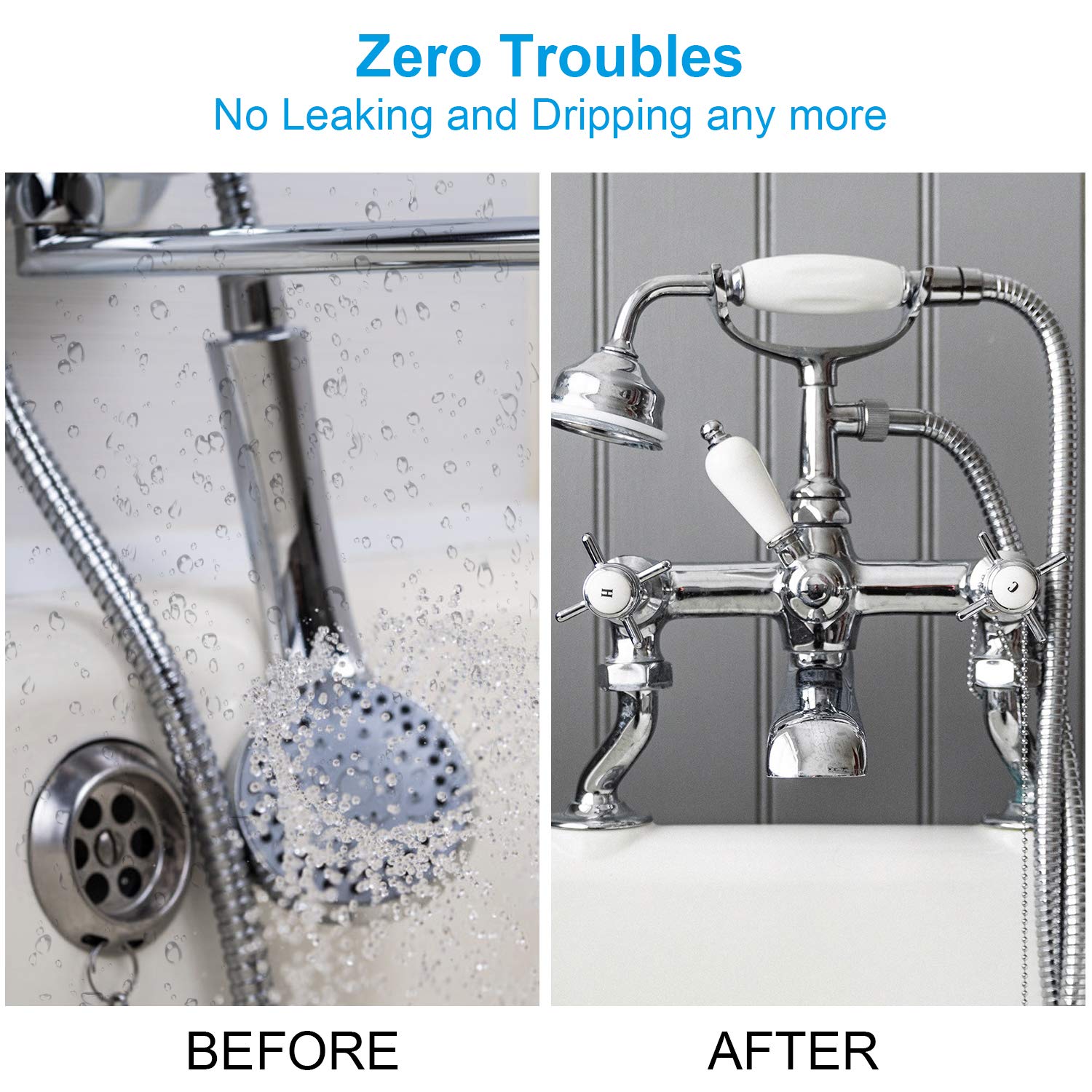 ATESMO ceramic water control mechanism regulates mixed water smoothly