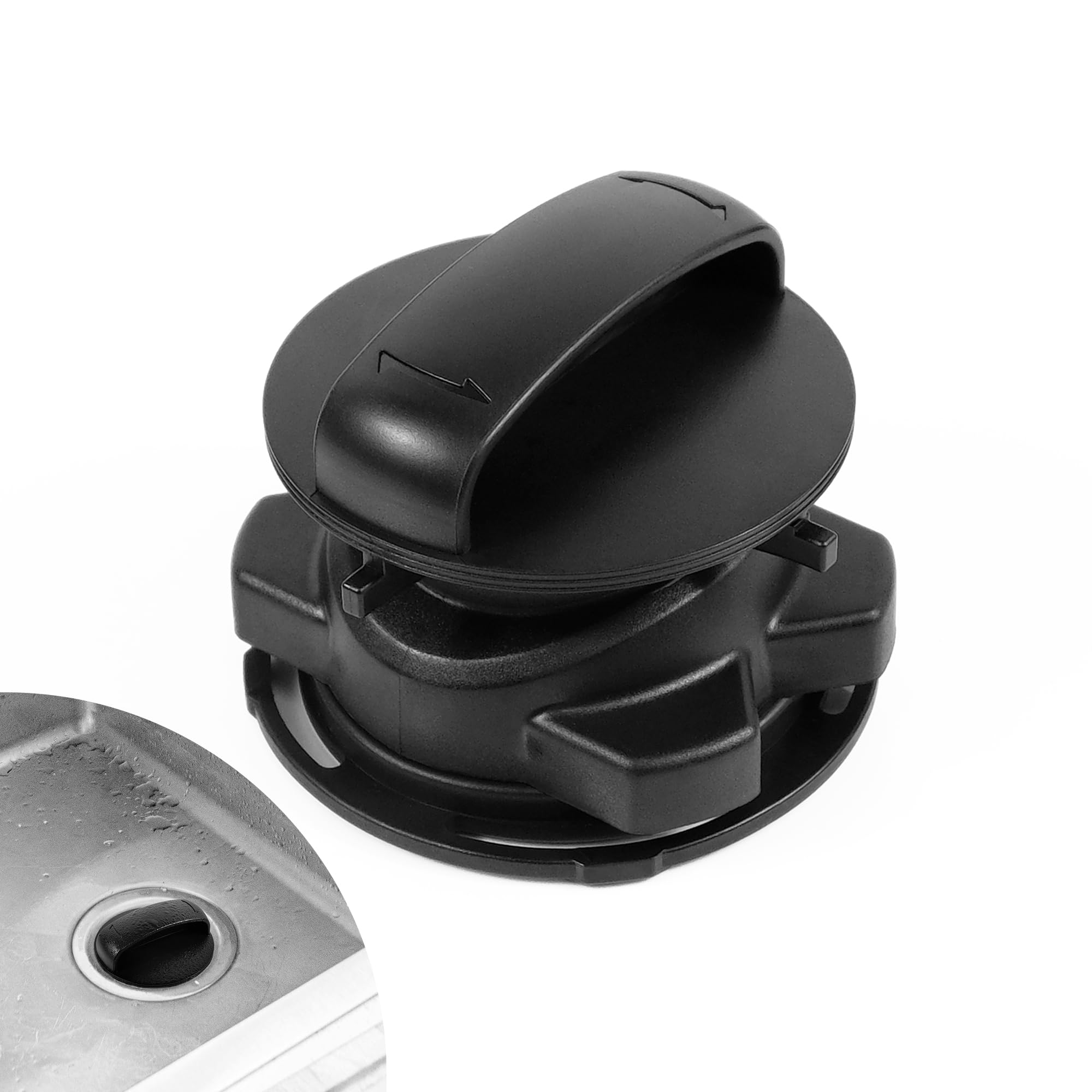 ATESMO magnetic garbage disposal stopper with mount offers precise batch feed control.