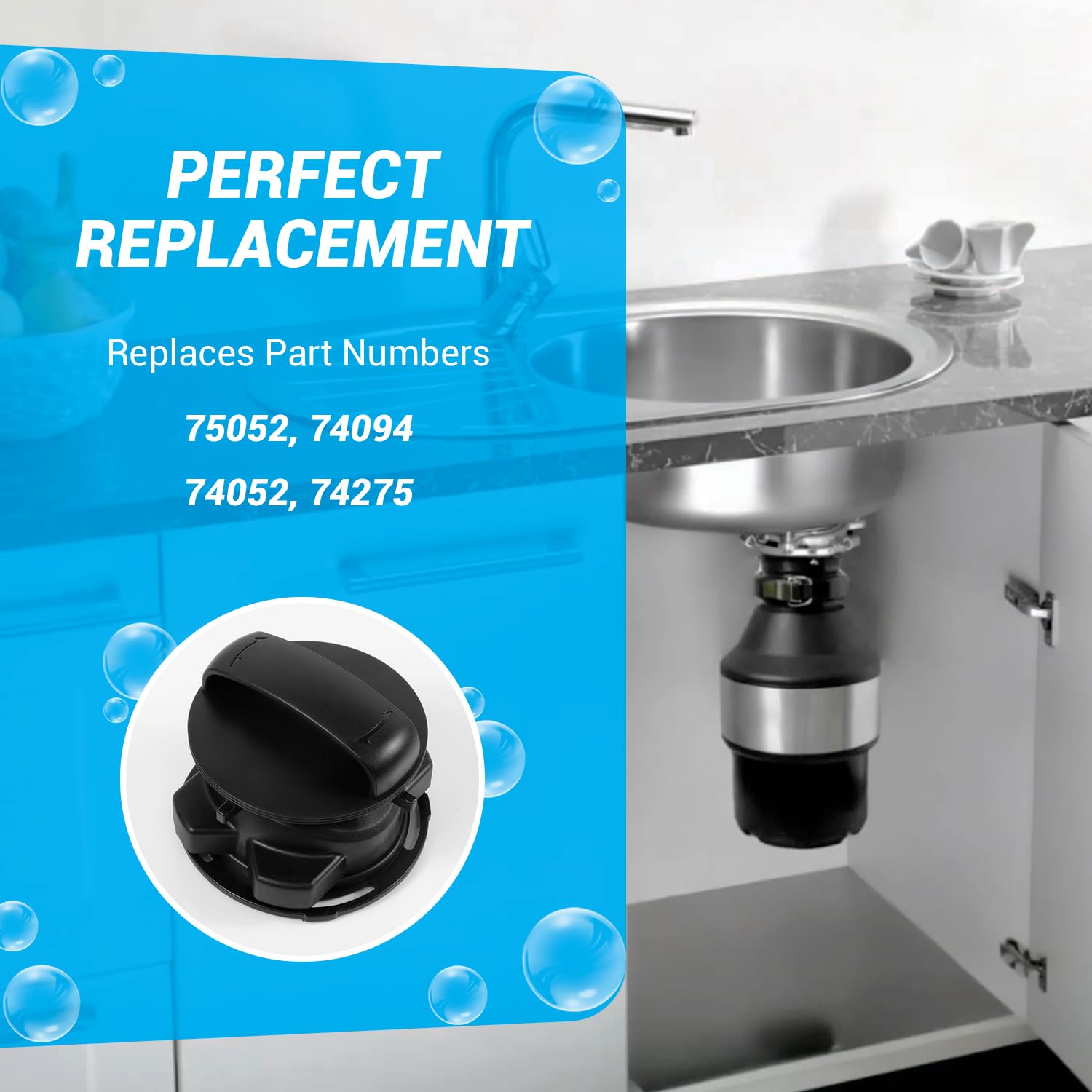 ATESMO sturdy construction resists water damage in busy kitchens.