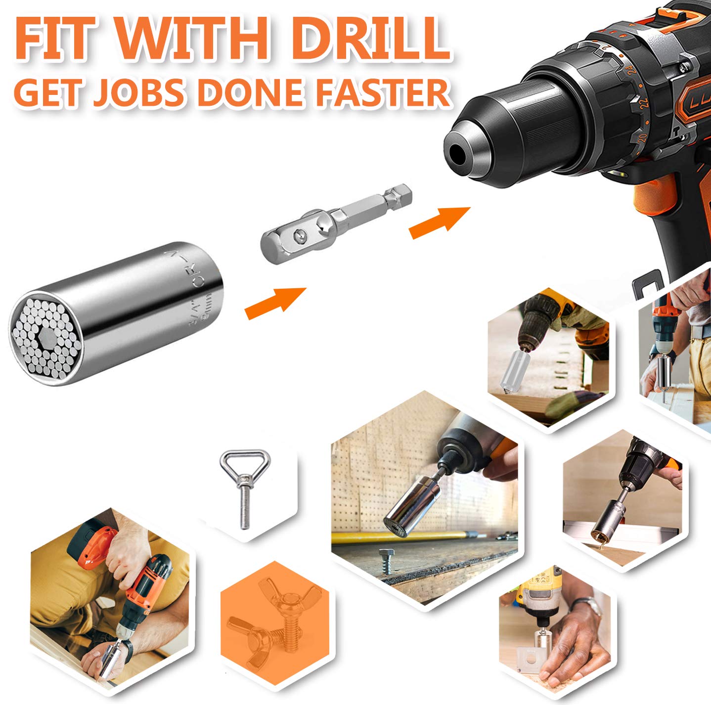 Athlife portable EVA bag keeps tools organized during transport.