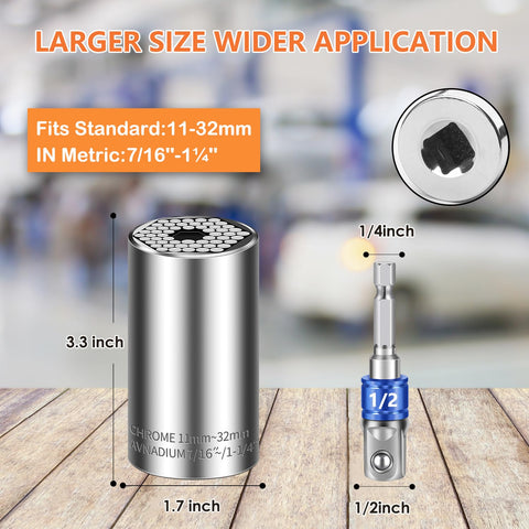 Athlife chrome vanadium construction ensures durability for daily DIY and professional work.
