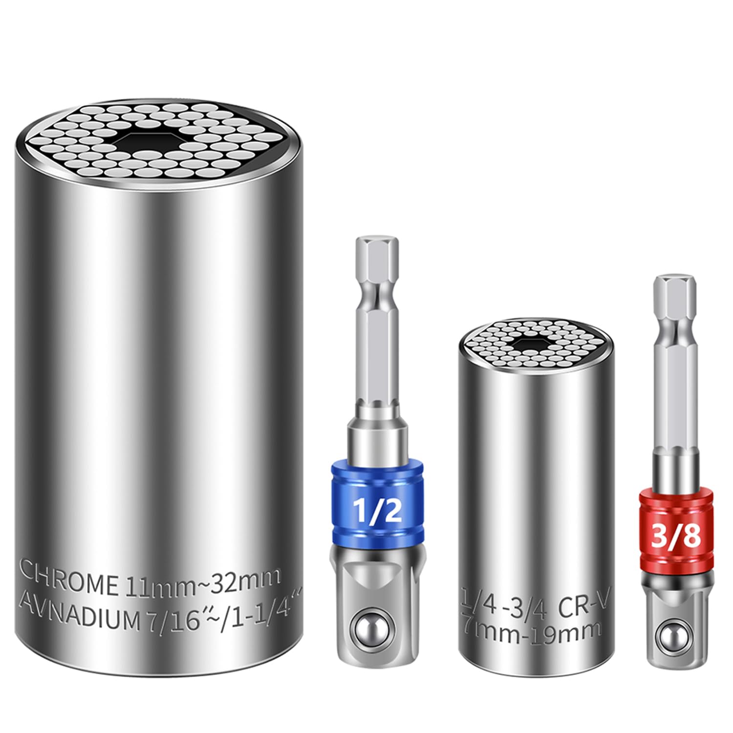 Athlife universal socket with drill adapters enables quick work on varied fasteners.