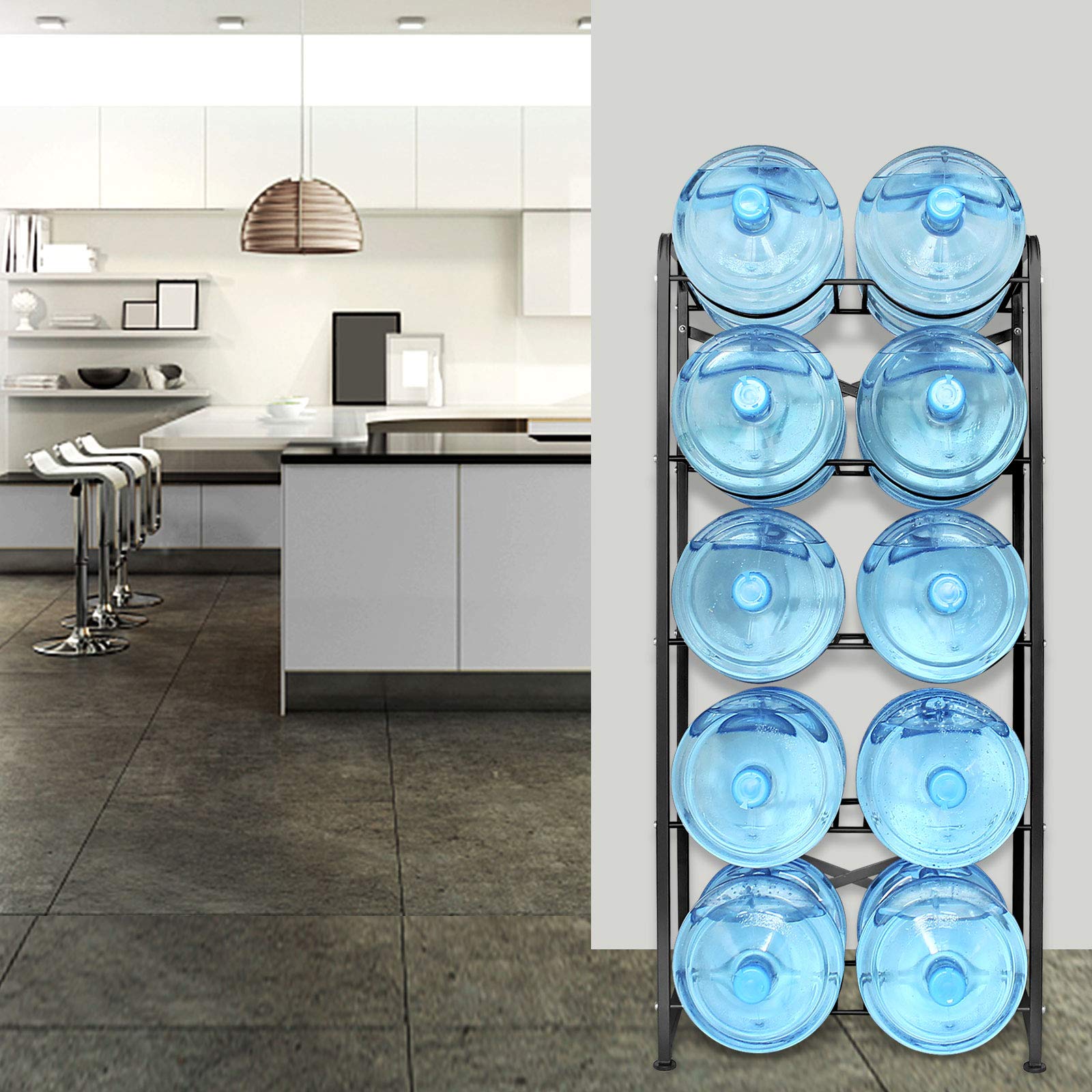 Ationgle silver-painted reinforced frame emphasizes corrosion resistance and longevity.