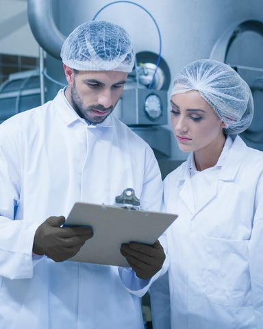 Black Lightning nitrile gloves safe for kitchen prep