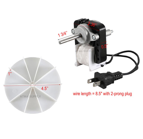 ATMA SUPPLY SM550 replacement kit with motor and paddle-style fan