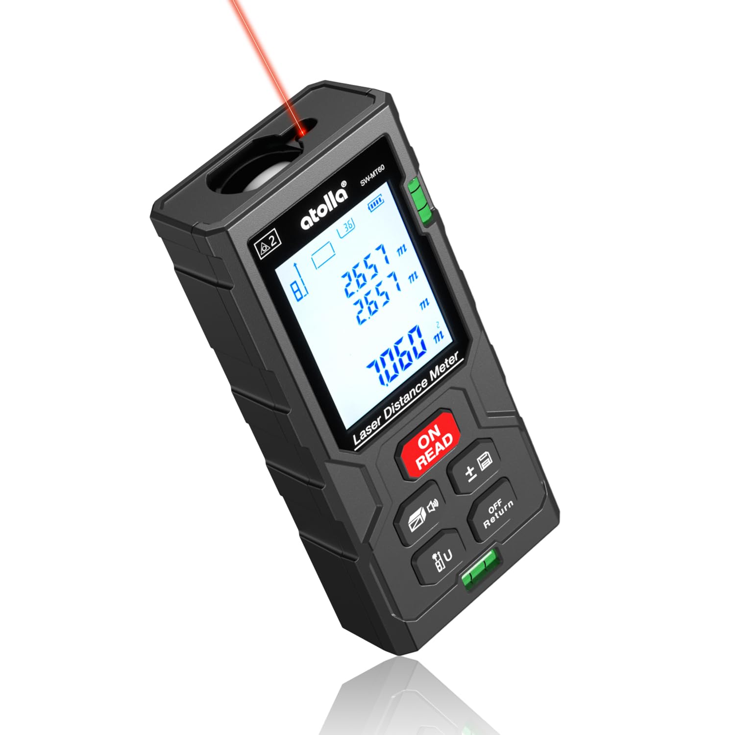 atolla laser measuring tool dynamic reading updates every 0.5 seconds