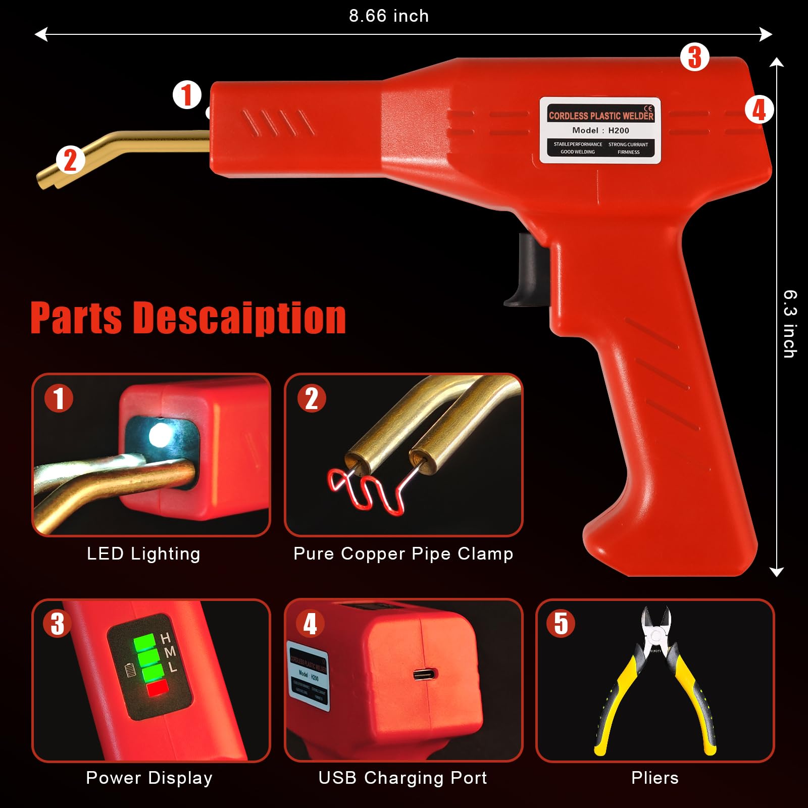 ATOLS included pliers and staples for immediate use