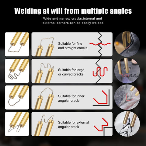 ATOLS quick-heat action minimizes downtime during plastic repairs.