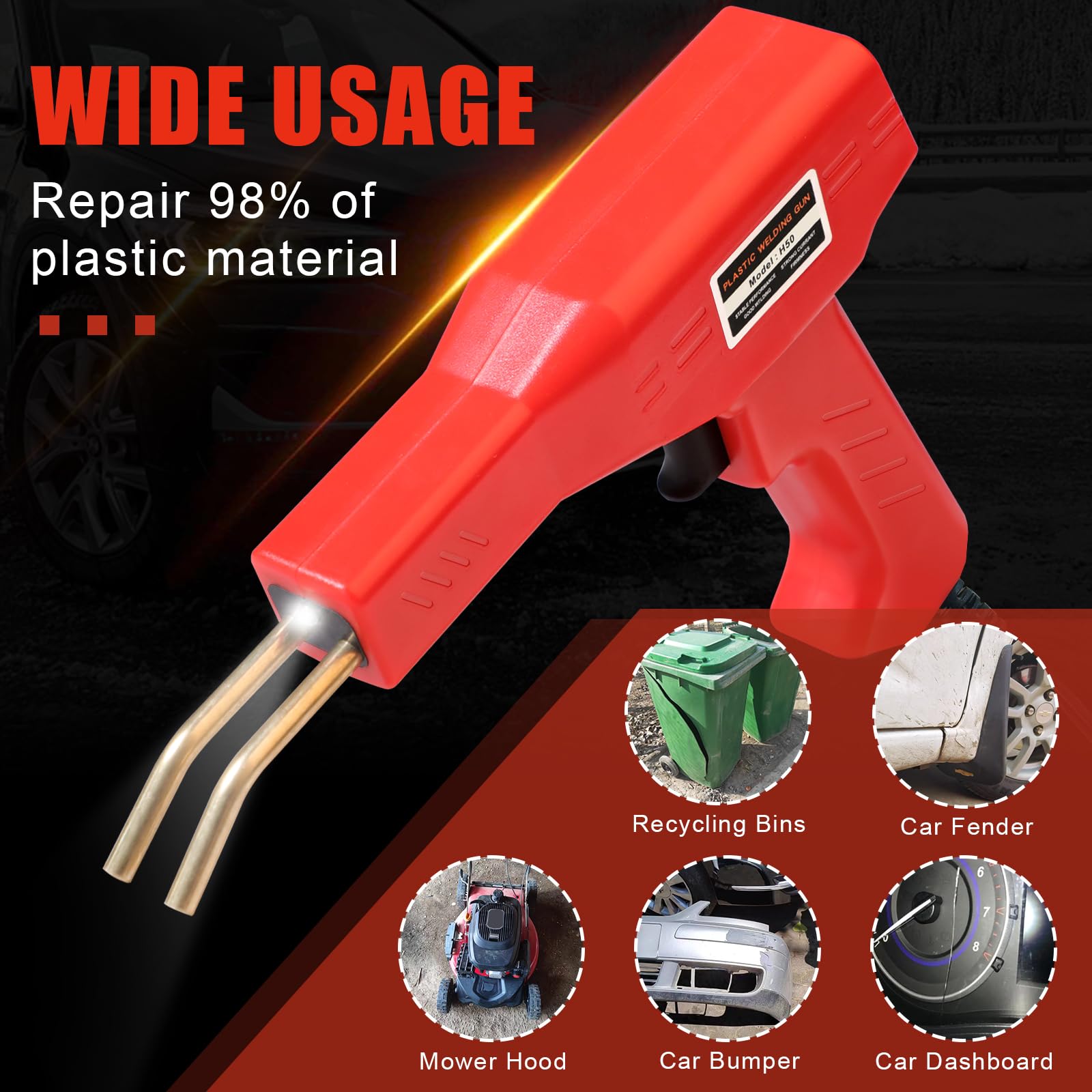 ATOLS plastic welder staple set offers sizes for versatile repairs