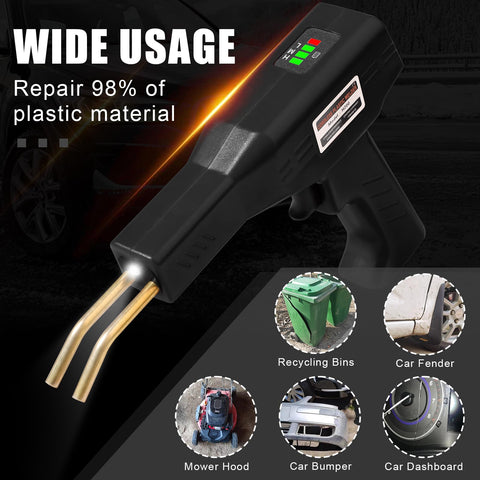 Rapid heating to 1380°F for quick plastic bonding with ATOLS welder