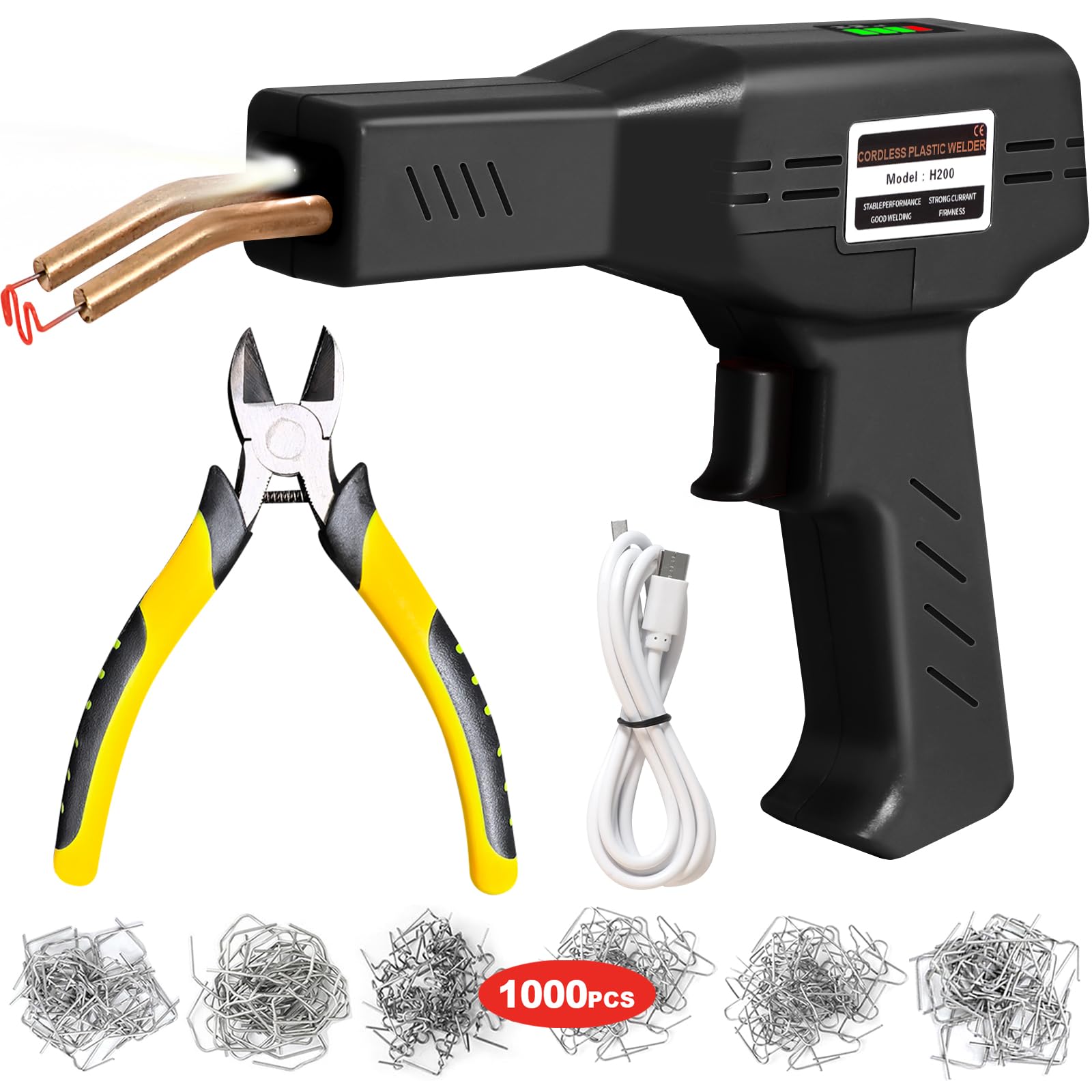 ATOLS upgraded cordless plastic welder shown for portable repairs