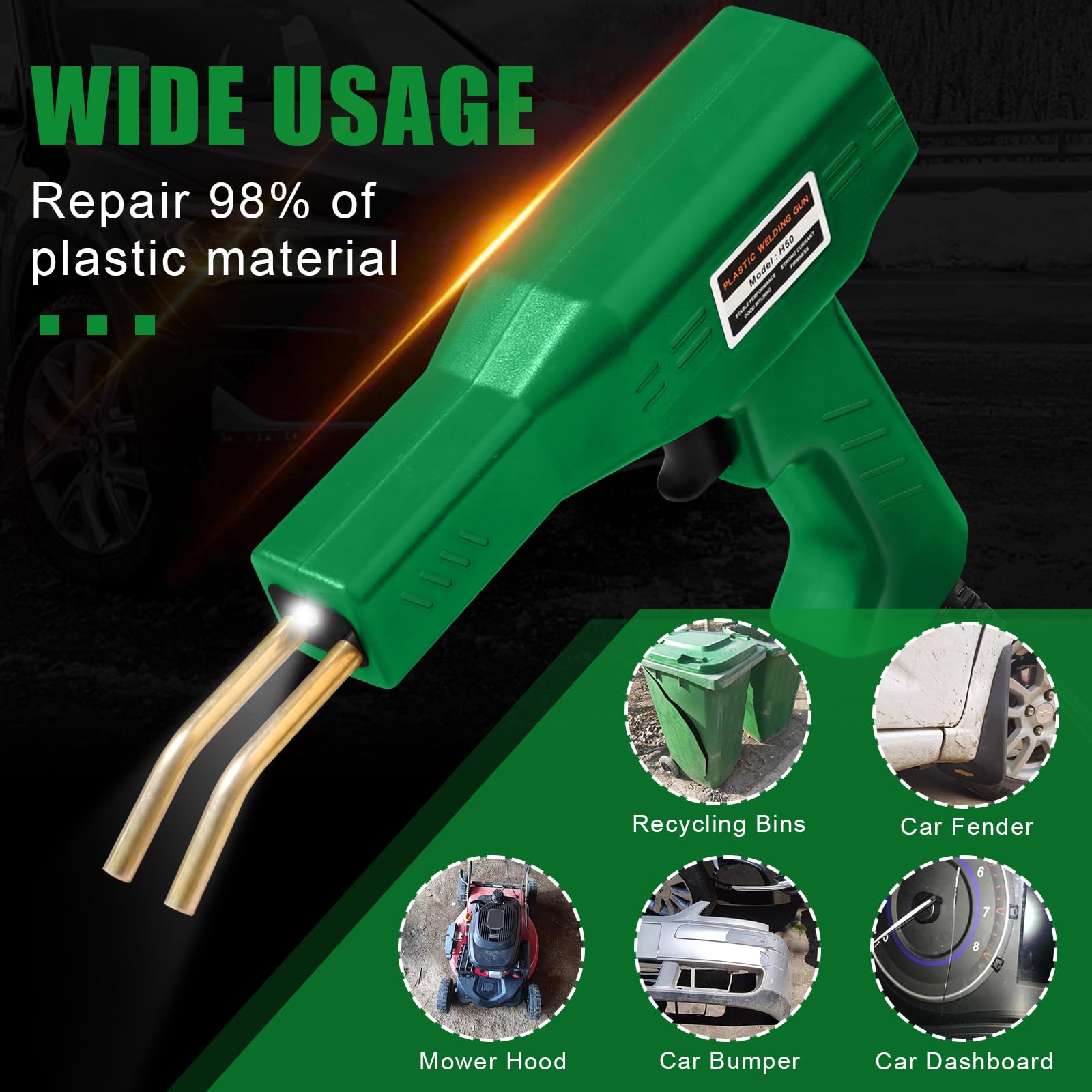 ATOLS upgraded plastic welder kit case organized for on-site fixes