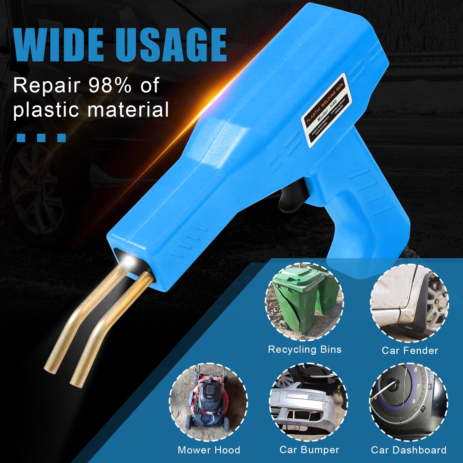 ATOLS plastic welder kit case shown as portable bundle for on-the-go repairs.