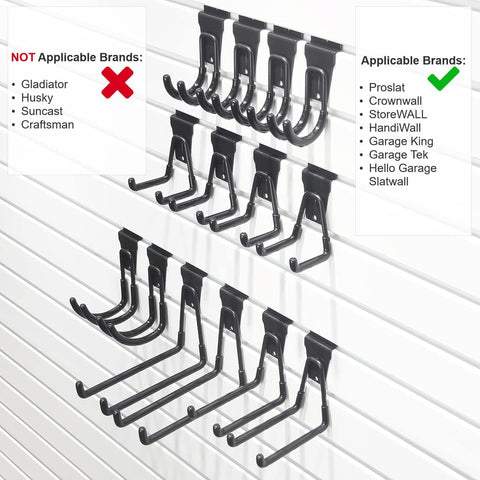 ATOOLA large U hook supports heavier equipment like rakes