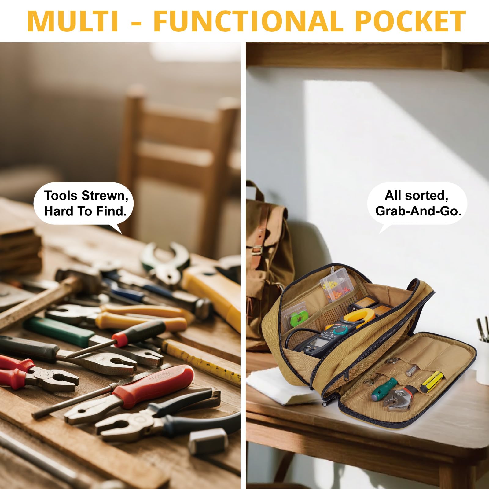 ATRIPACK protective canvas tool bag guarding delicate instruments during daily work