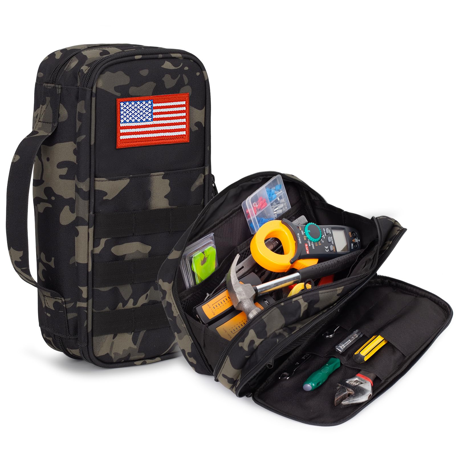 ATRIPACK tactical tool bag compact size with organized pockets for easy access.