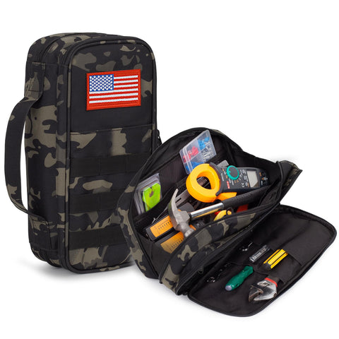 ATRIPACK tactical tool bag compact size with organized pockets for easy access.