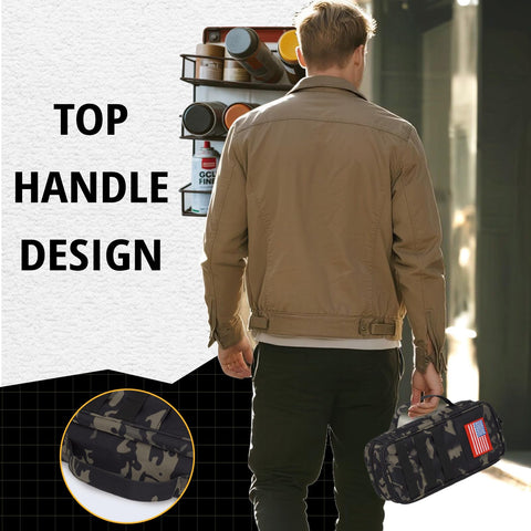 ATRIPACK bag MOLLE area enables easy clipping to backpacks.