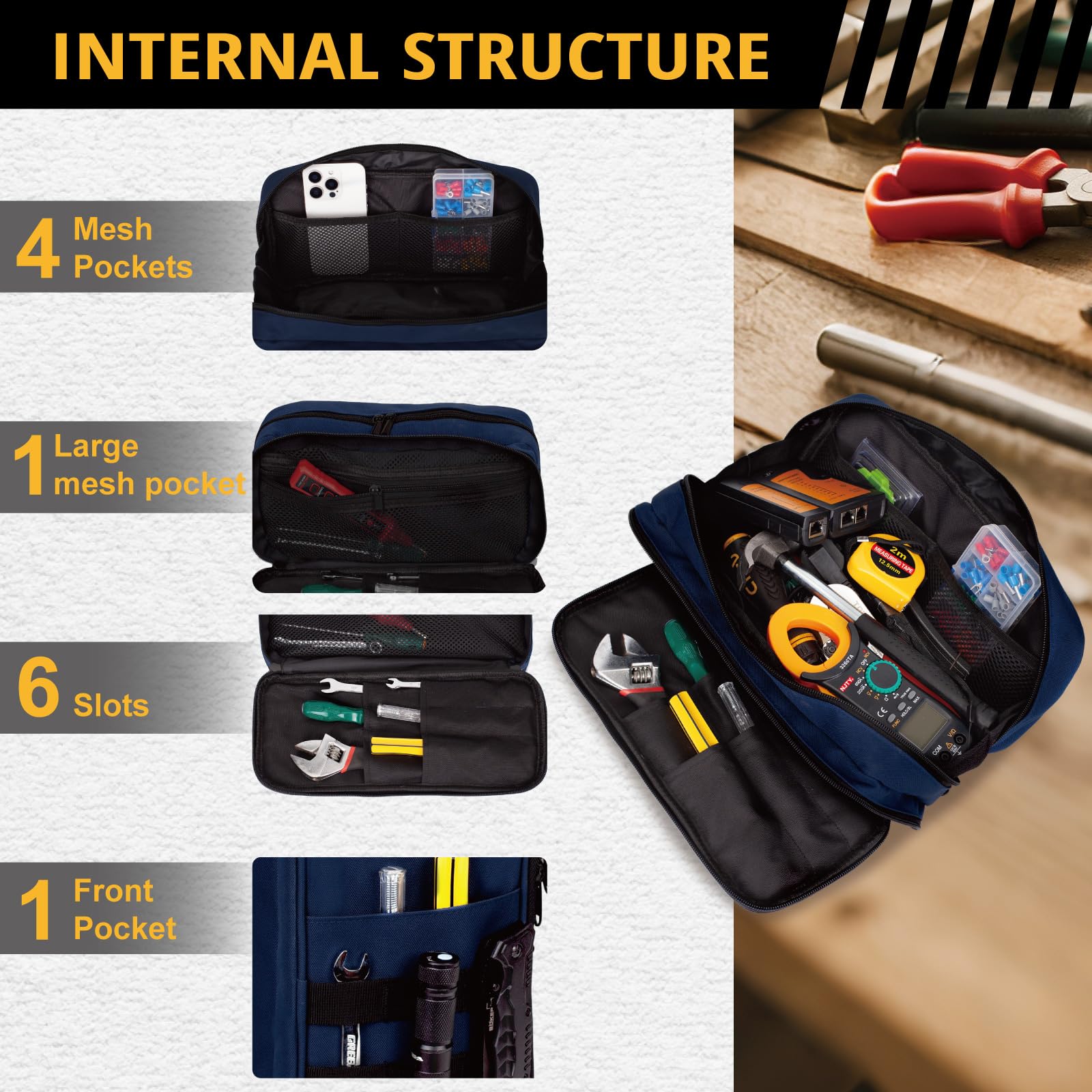 ATRIPACK tactical bag with MOLLE strap back for easy attachment to backpacks