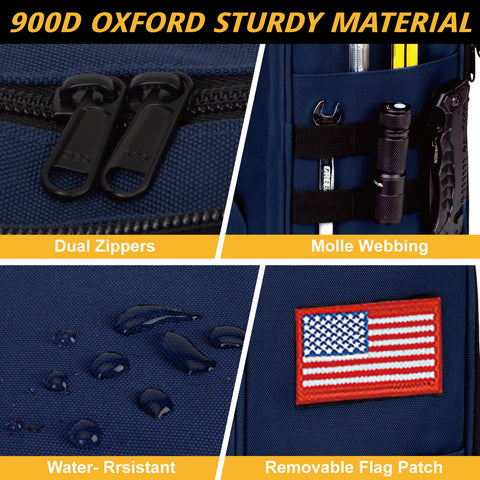 ATRIPACK bag features 900D water-resistant exterior protects tools in challenging conditions