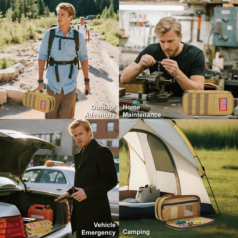 ATRIPACK tool bag showing MOLLE strap front for versatile attachment