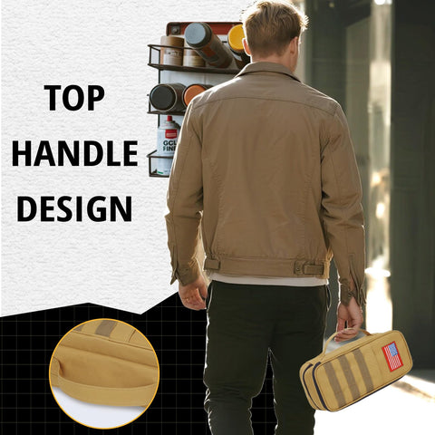 ATRIPACK two-compartment organization keeps tools separated and easy to find