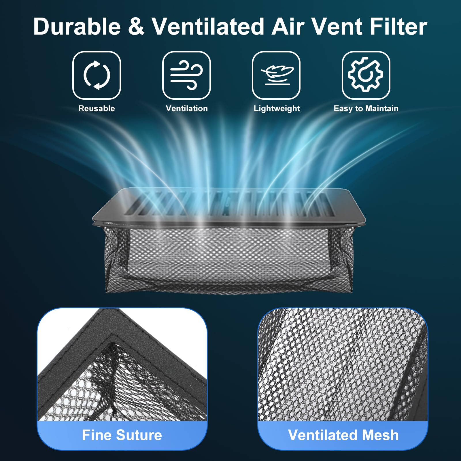 Attramite deep-pocket design traps more debris without blocking vent louvers