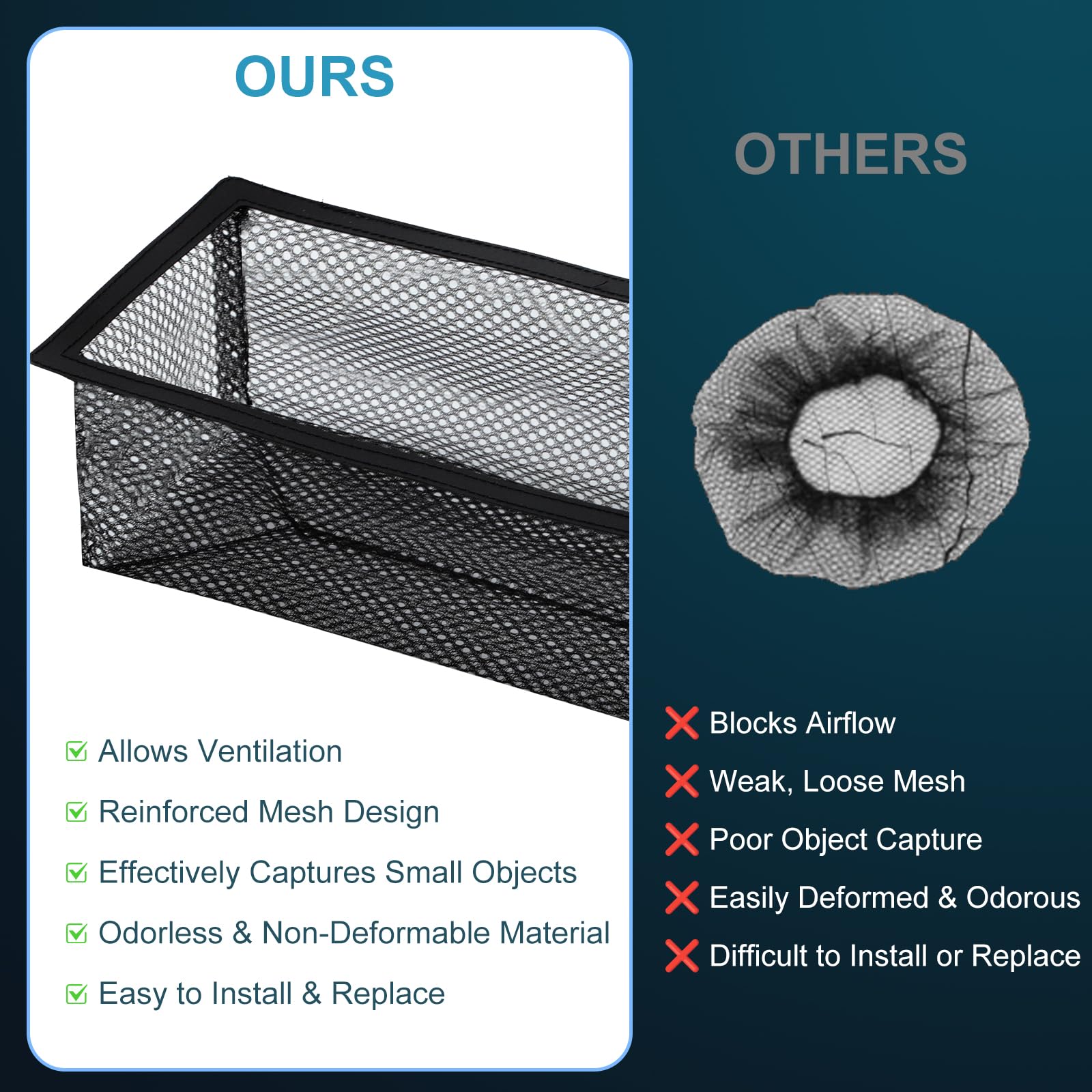 Attramite tool-free installation back view makes placement quick and simple